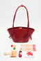Sandy Bow Tote Bag Red