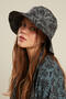 LINKED BUCKET HAT FLORAL-GREEN - 3