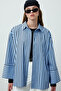 Striped Cotton Shirt Blue Stripe - 2