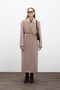 Belted Long Fur Coat Mink - 2
