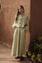 Bol Cut Linen Skirt with Hem