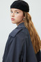Technical Fabric Oversize Trench Coat Anthracite - 6