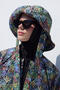 Tie-Up Bucket Hat Tiny Flower - 2