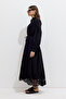 Brode Embroidered Dress Black - 7