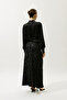 Jacquard Satin Skirt Black - 5
