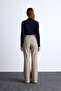 High Collar Kit Bluz Navy Blue - 6