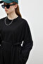 OVERSIZE COTTON DRESS BLACK - 3