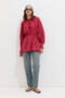 Voile Tunic with Lace Detail Cherry - 3