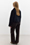Quilted Velvet Jacket Black - 7