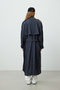 Technical Fabric Oversize Trench Coat Anthracite - 7