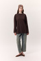 Wide Sleeve Oversize Tshirt Brown - 5