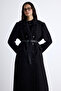 Custom made maskuline coat black - 5