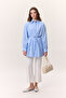 Belt-Detained Tunic Blue - 3