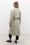 OVERSIZE WIDE COLLAR TRENCHCOT GREEN - 6