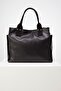 Leather Everyday Bag Black - 7