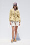Muslin Blouse with Binding Details Soft Yellow - 2