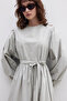 Premium Poplin Dress Green - 5