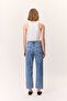 High Waist Mom Fit Jeans Blue - 8