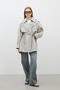 LIZBON OVERSIZE SHORT TRENCHCOT GREEN - 2