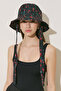 Tie-Up Bucket Hat Cherry - 3