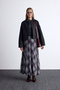 Dori̇ Short Bowling Coat Anthracite - 3