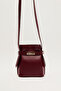Milo Leather Baguette Bag Bordo - 7