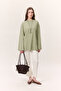 Wide Sleeve Oversize Tshirt Green - 2
