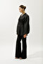 Jacquard Organza Kimono Black - 8