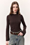 Evaze Kollu Body Aci Kahve - 3