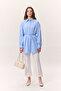 Belt-Detained Tunic Blue