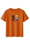 Multi-Colored Move Forward Teddy Bear Printed 100% Cotton Crew Neck T-Shirt - 2