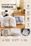 2-Piece Zippered Compartment Laundry Shoe Washing Net Anti-Deformation Bag Mesh Bra Washing Net 20X30 cm