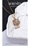 Zircon Stone Hello Kity Figured Steel Necklace - 3