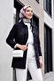 Double-Pocket Denim Jacket with Stone-Washed Detail on the Front - 3