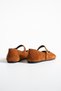 Vera genuine leather women's ballet flats - round toe, buckled detail, everyday style - 3