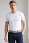 Elastic Flexible Men's Knitted Belt Mink Color Kmr-04-V - 5