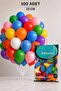 Mixed 100Pcs Balloon Quality Colorful Balloon 9Inch - 3