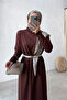 Mercerized Dress - Brown - 2