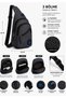 Newish Polo Unisex Waterproof Cross Strap Waist Shoulder Chest And Sports Bag Daily Bodybag Single Sleeve - 3