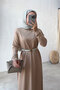 فستان حجاب مرسيريزد - بني حليبي - 2