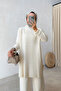 Anje Knitwear Hijab Set - Beige - 4