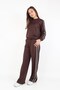 2691 rajp rajp sleeve bottom edges written o neck 2 piece set - 2