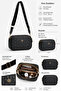 Women's Shoulder and Crossbody Bag with 2 Compartments, Daily Stylish Patterned Handbag - 3
