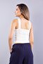3608 Ribbed Thick Strap Covered Undershirt - 2