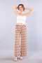 5681 Wide Leg Patterned Trousers