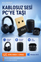 Bluetooth Adaptör V5.3 USB Dongle – PC Masaüstü Bilgisayar Bluetooth Aparatı – Kulaklık & Oyun Kolu - 5