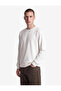 Long Sleeve Viscose Blended Scuba Fabric Crew Neck Basic Sweatshirt - 2