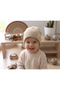 Ribana Beige-Mustard 2-Piece Beanie - 2