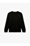 Long Sleeve Viscose Blended Scuba Fabric Crew Neck Basic Sweatshirt - 6