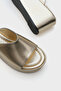 Marta Platform Metallic Single Strap Women's Slippers - 4